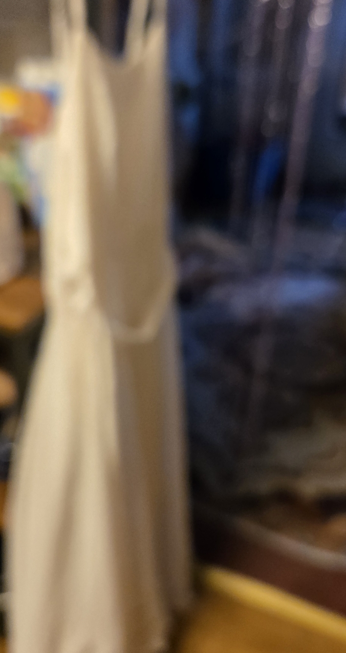 Cream Maxi Dress - Simple Sleeveless Slip